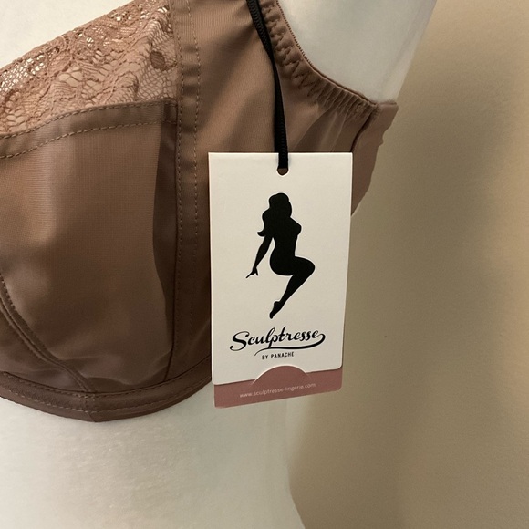 Sculptresse Elegant Lace Underwire Bra in Cappuccino 34 DDD - Picture 4 of 9